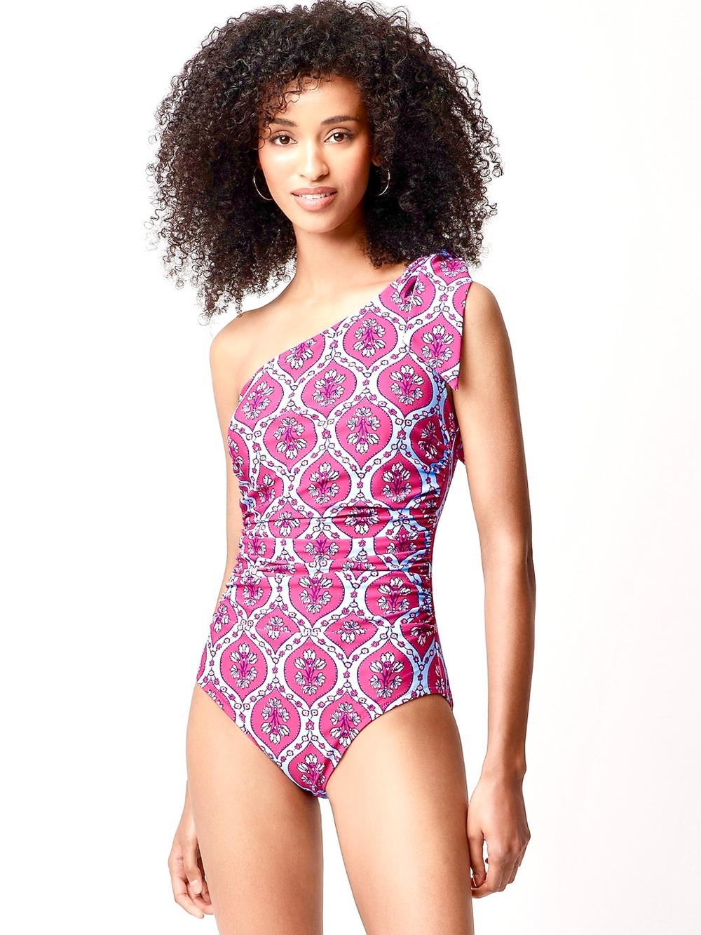 J. CREW Women’s bow shoulder one piece swimsuit💖💖 - Picture 2 of 4